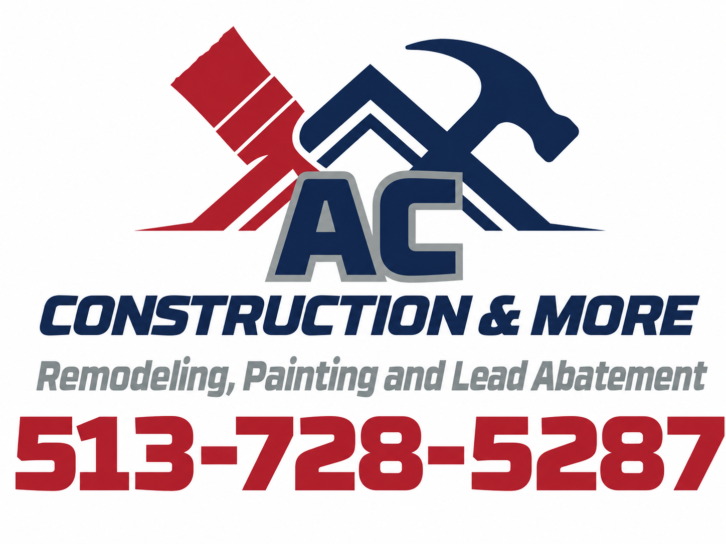 AC Construction & More remodeling and painting logo